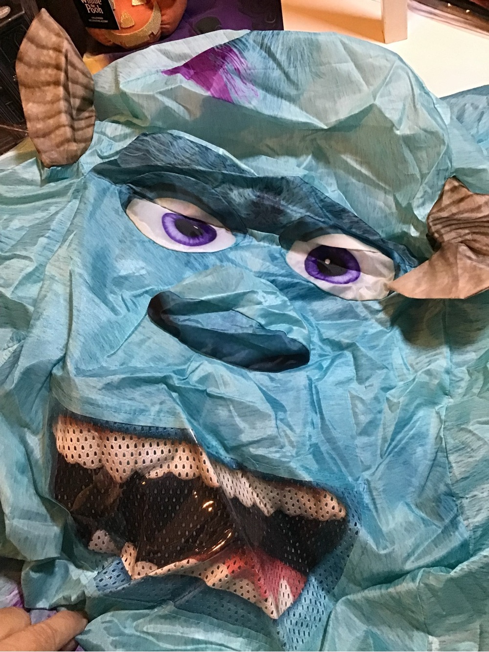 Disney monster inc inflatable Sulley adult costume one size